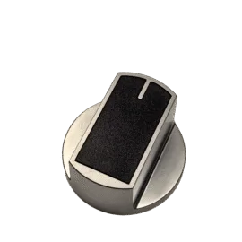 Factory price sliver color Zinc alloy electric oven knob kitchen